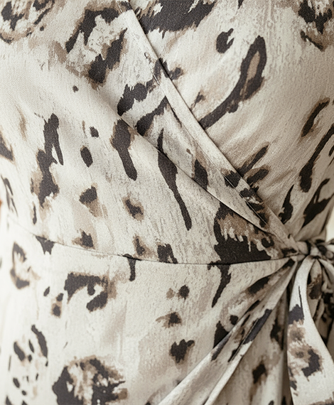 Stylish Leopard Print Maxi Dress