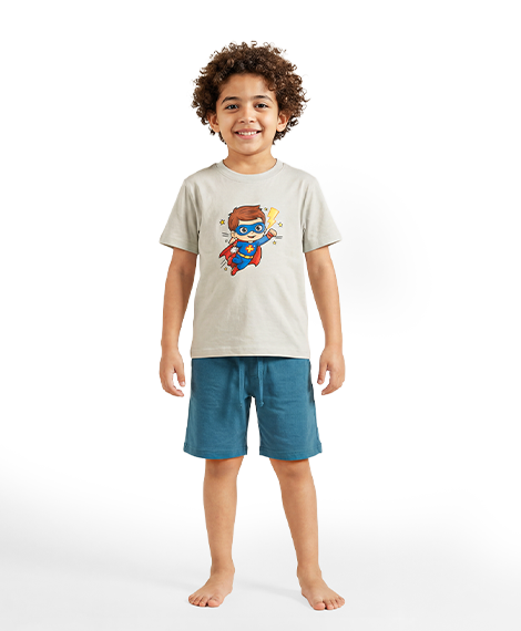Boy's Cotton Graphic Set