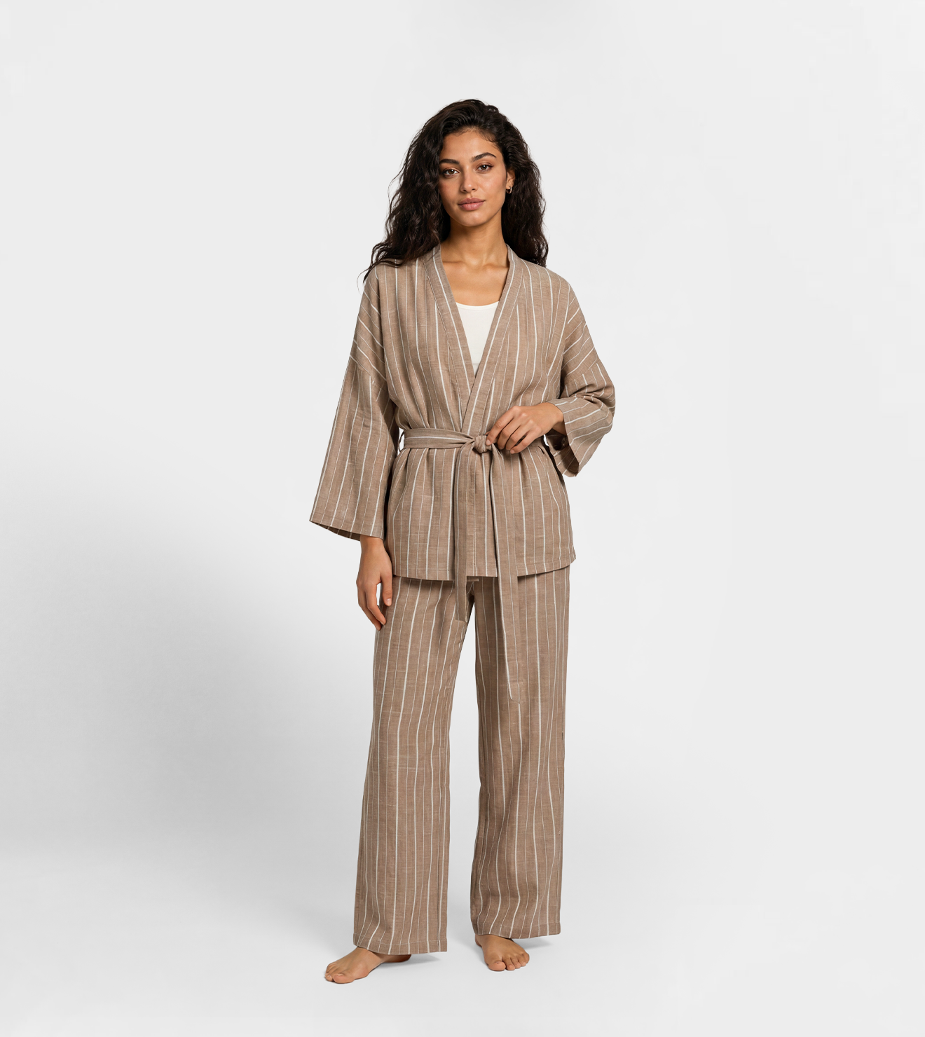 Women Kimono Style Lounge Set