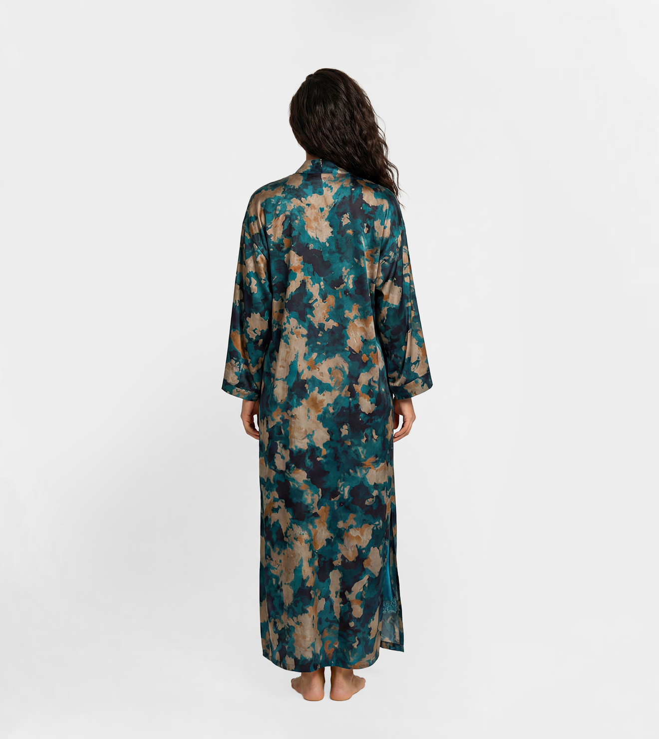 Women Lace Nightdress with Robe Set