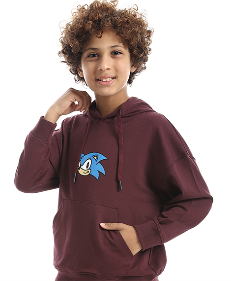 Boys' Sonic the Hedgehog Graphic Hoodie & Cargo Joggers Set