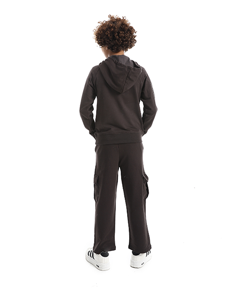 Boys' "Creative" Graffiti Print Two-Piece Set