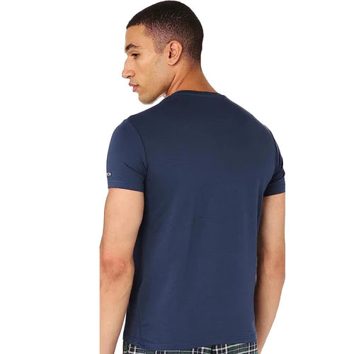 Men's Cotton Undershirt – Navy Blue