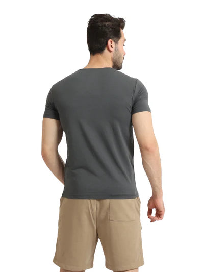 Men's Cotton Undershirt – Grey