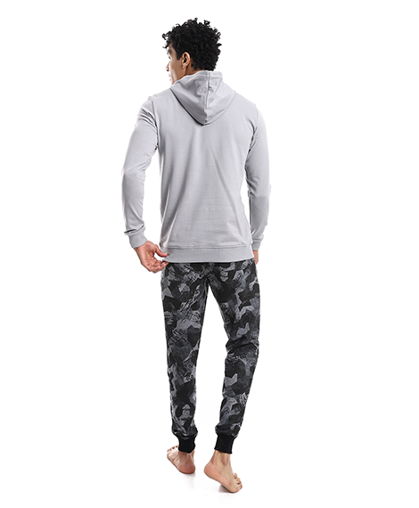 mens winter pajamas from red cottonCasual and comfortable-grey