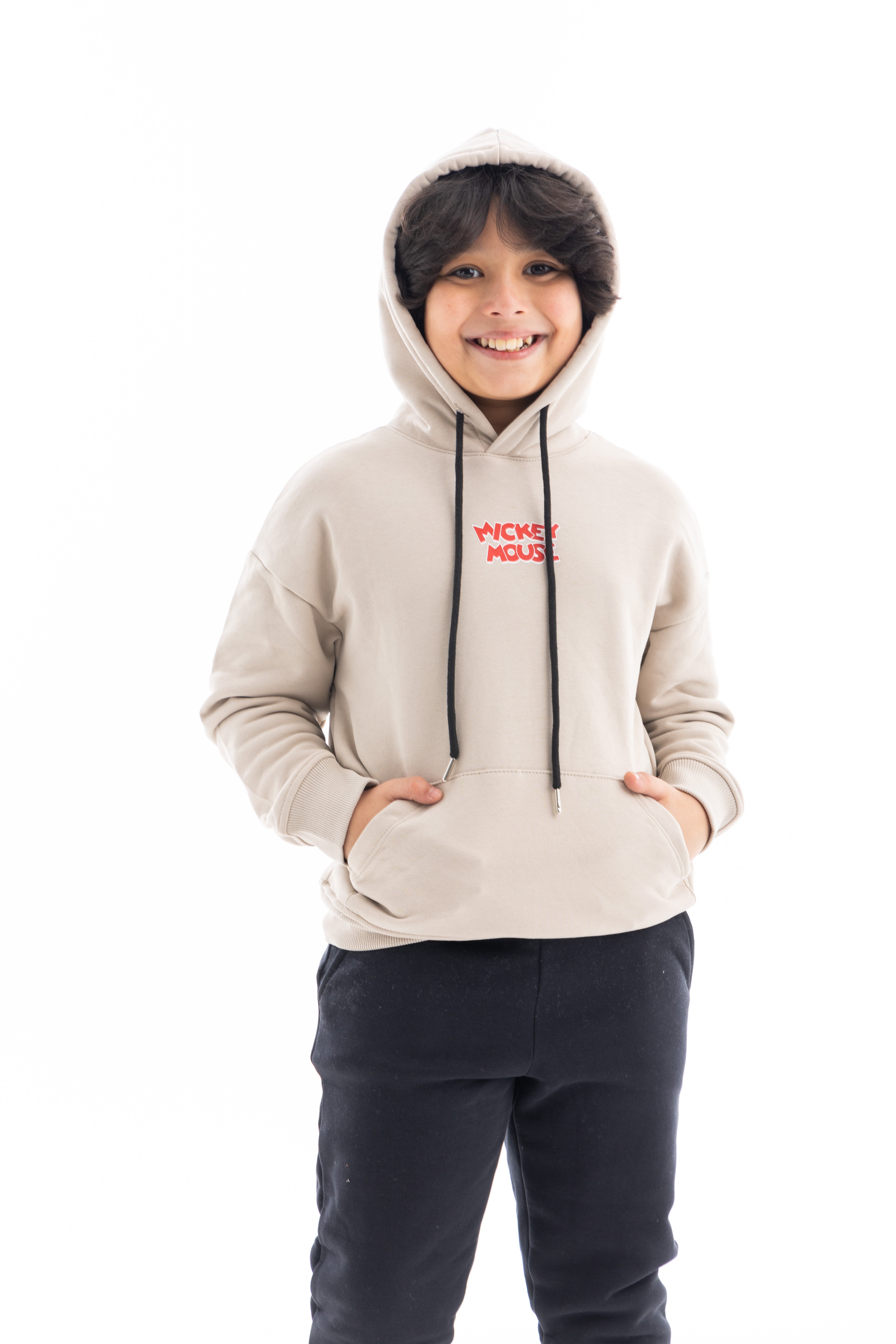 Boys' Winter Hoodie Pajamas - Beige