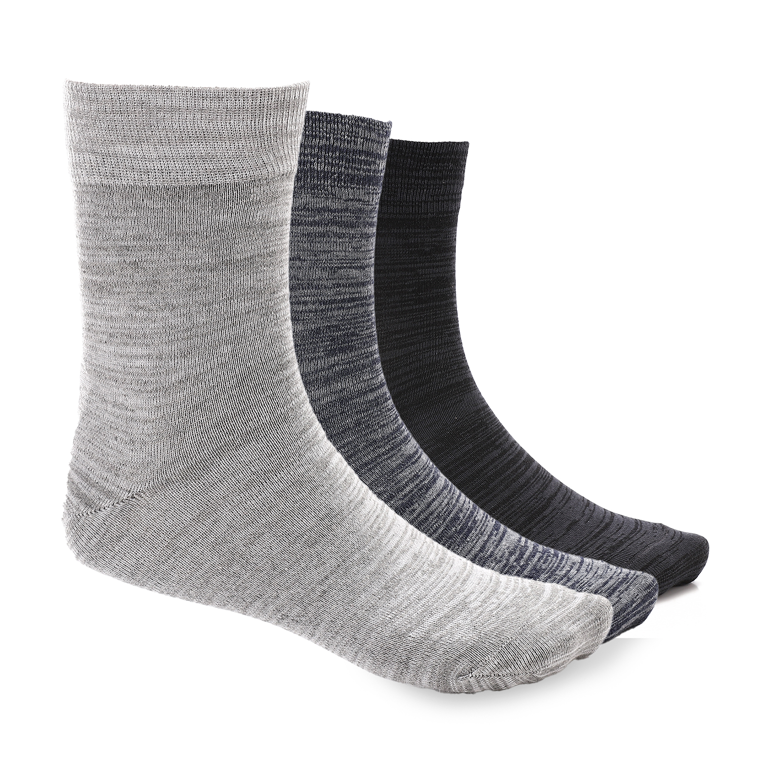 Classic Socks For Men - Simple, Elegant 3Pcs - Multicolor