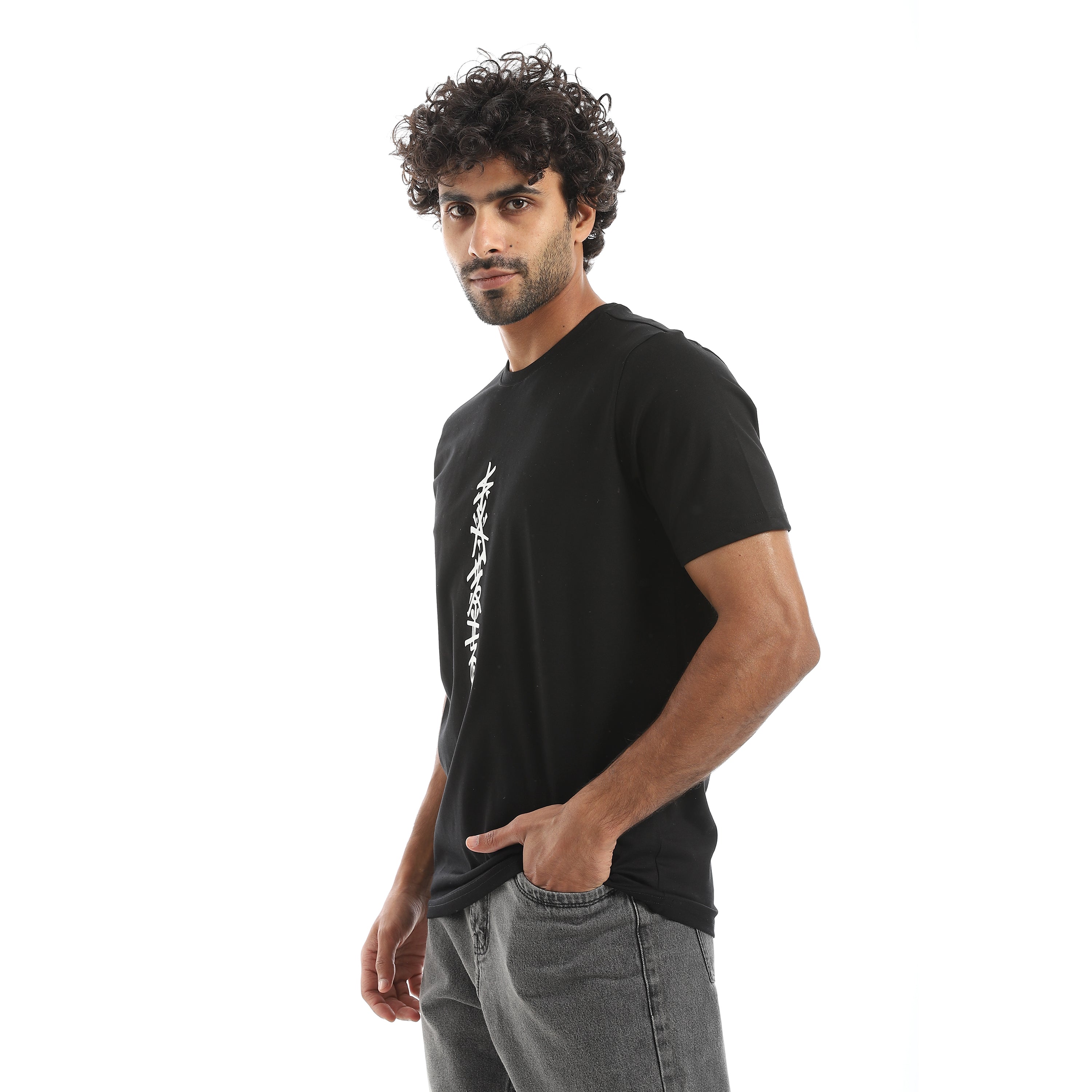 Men’s Black Graphic T-Shirt