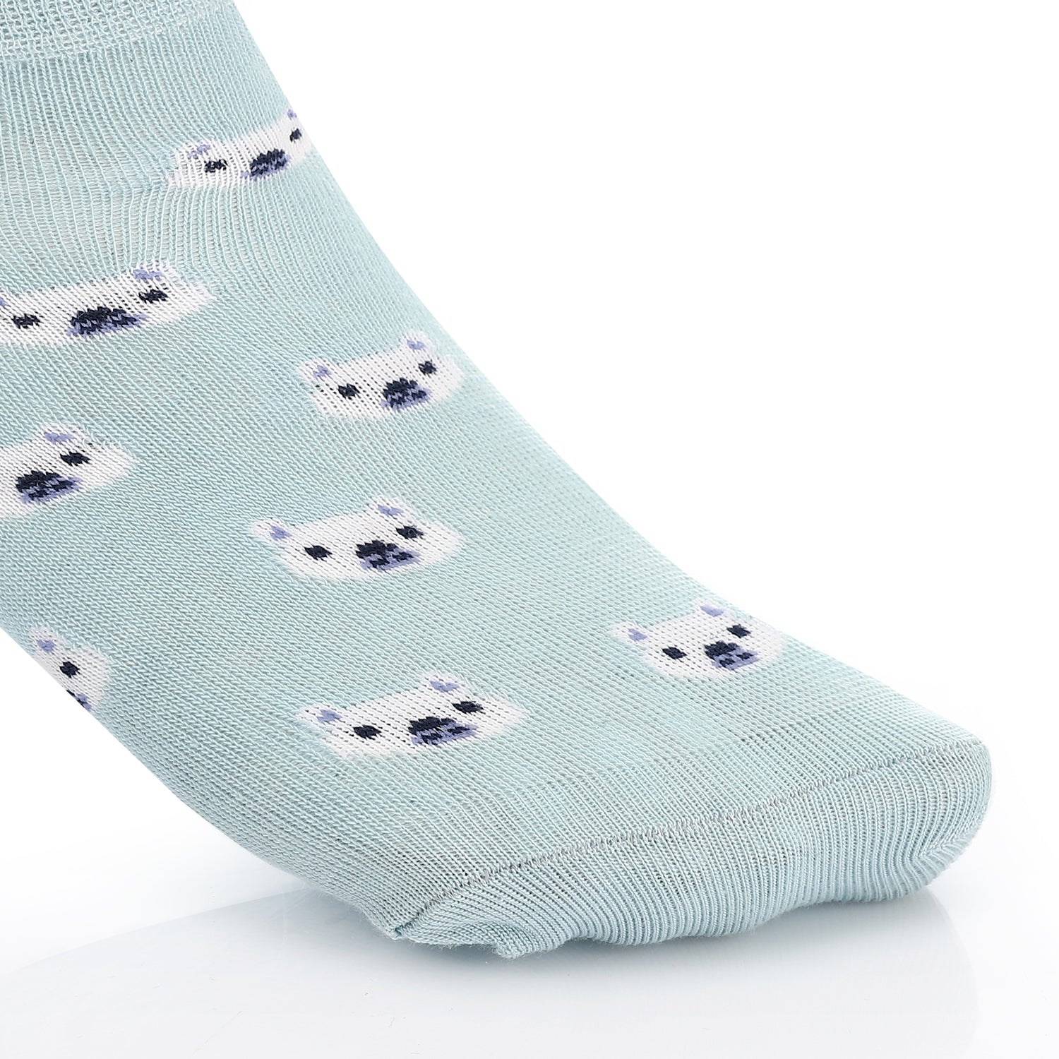 Women Socket Socks with Printed - Blue