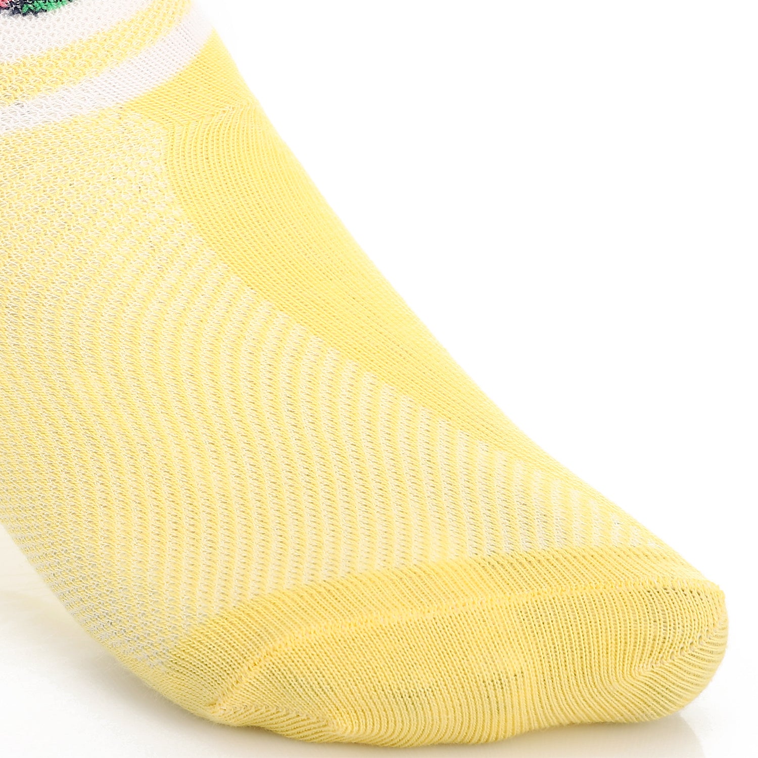 Socks For Girl - Simple, Elegant - Yellow & white