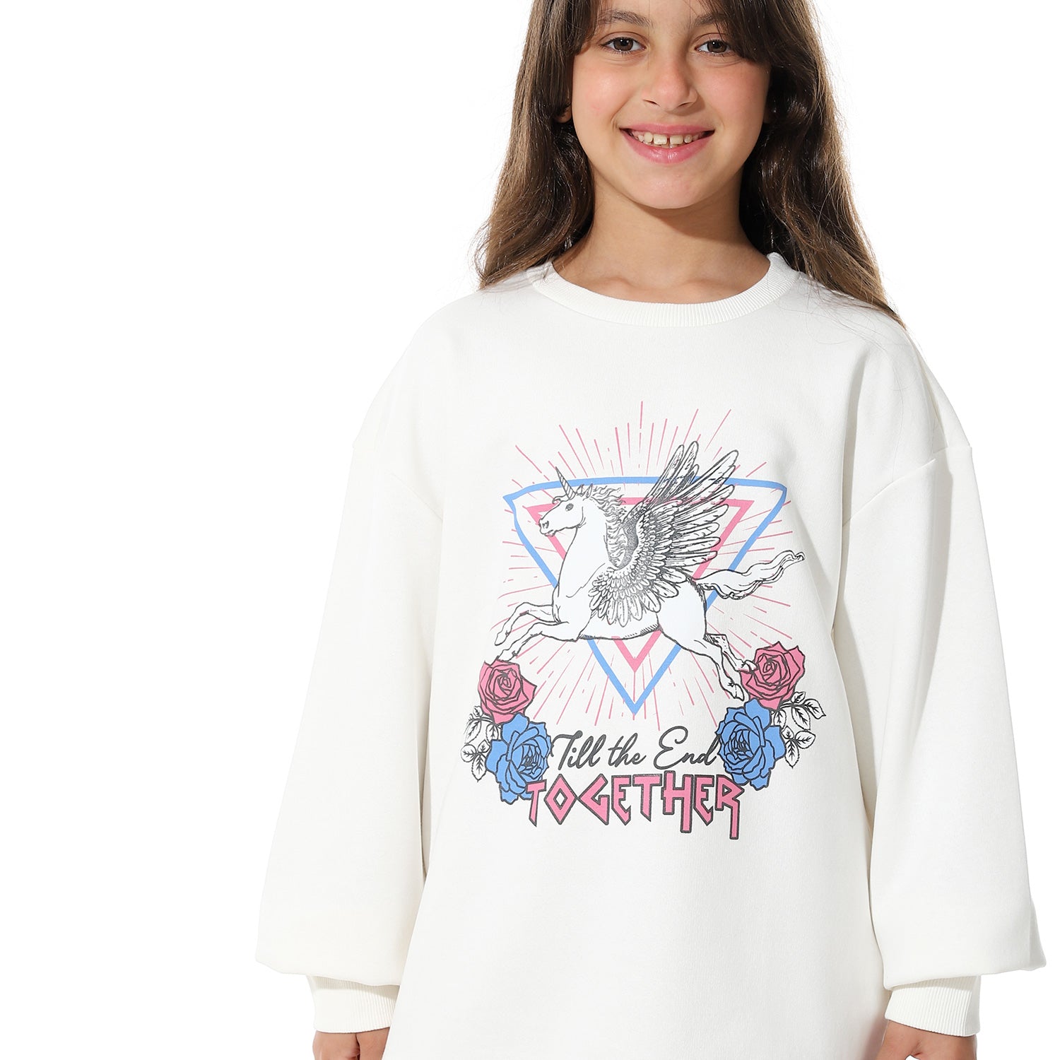 Girls' Winter Pajama Set-Purple