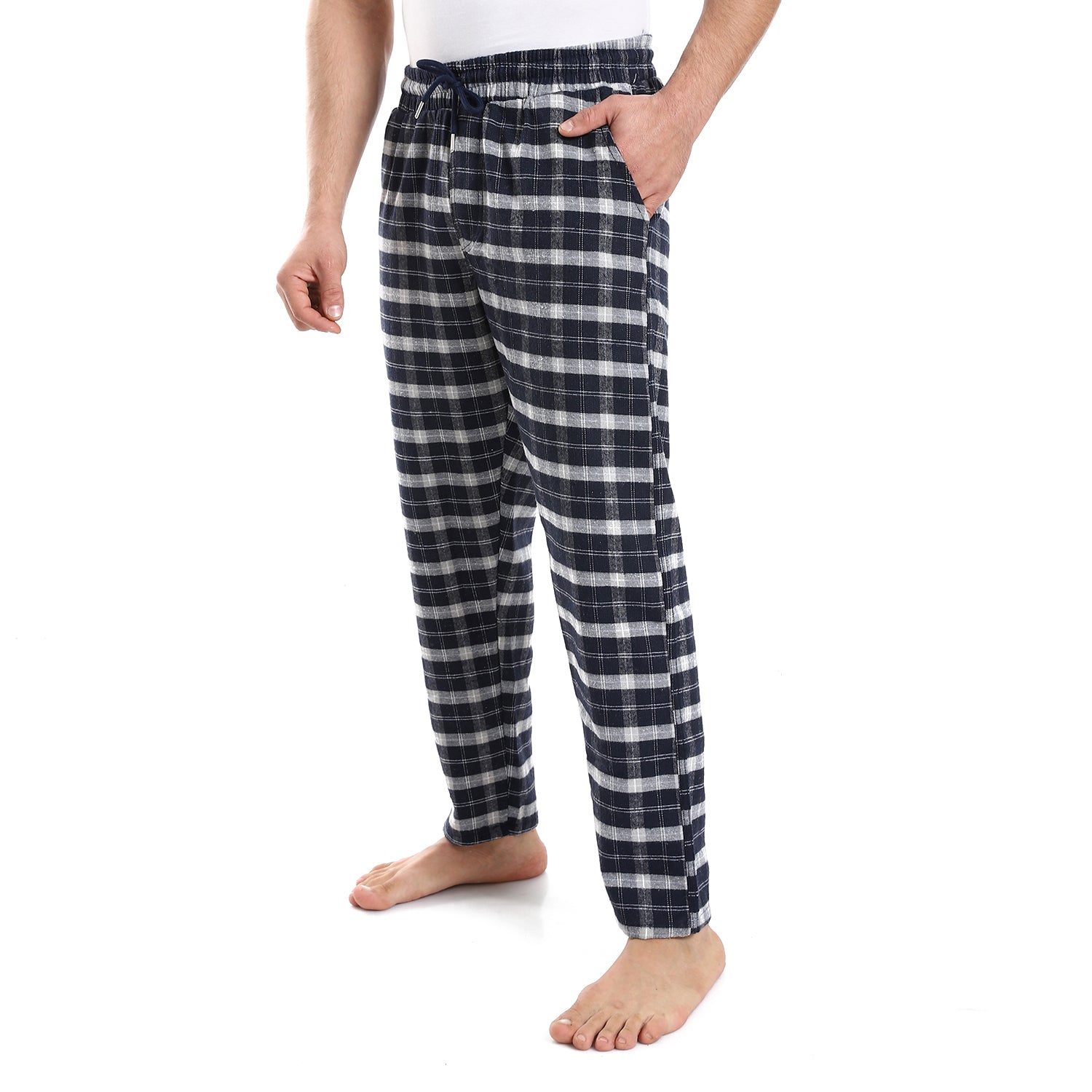 Men's Winter Check Pajama Pants - ZA