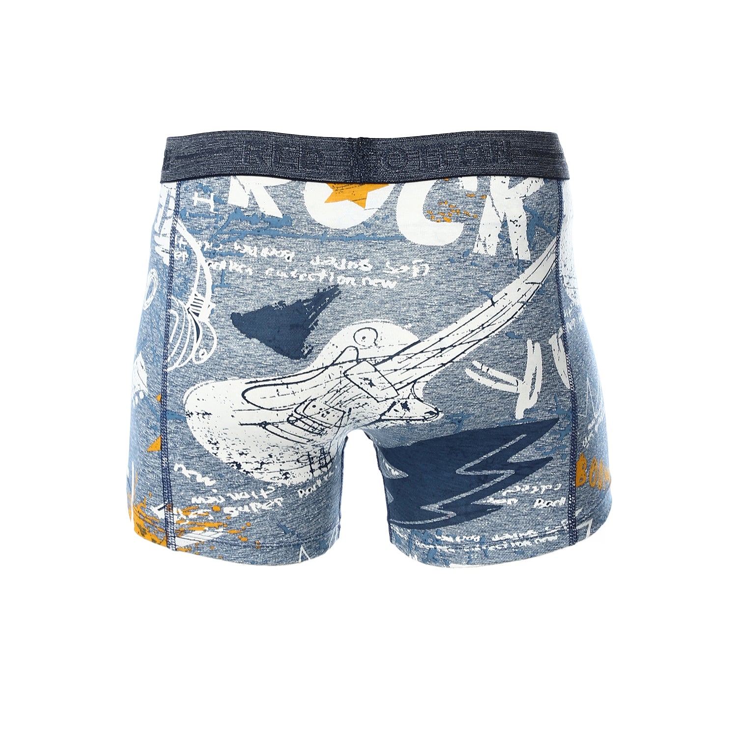 Boxer For Men Printed - Navy