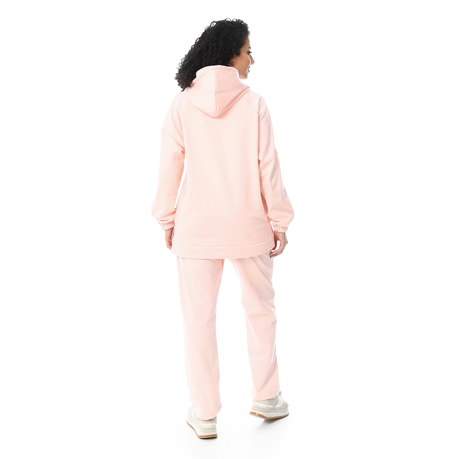 Women's Active Winter Pajamas Hoodie - Rose