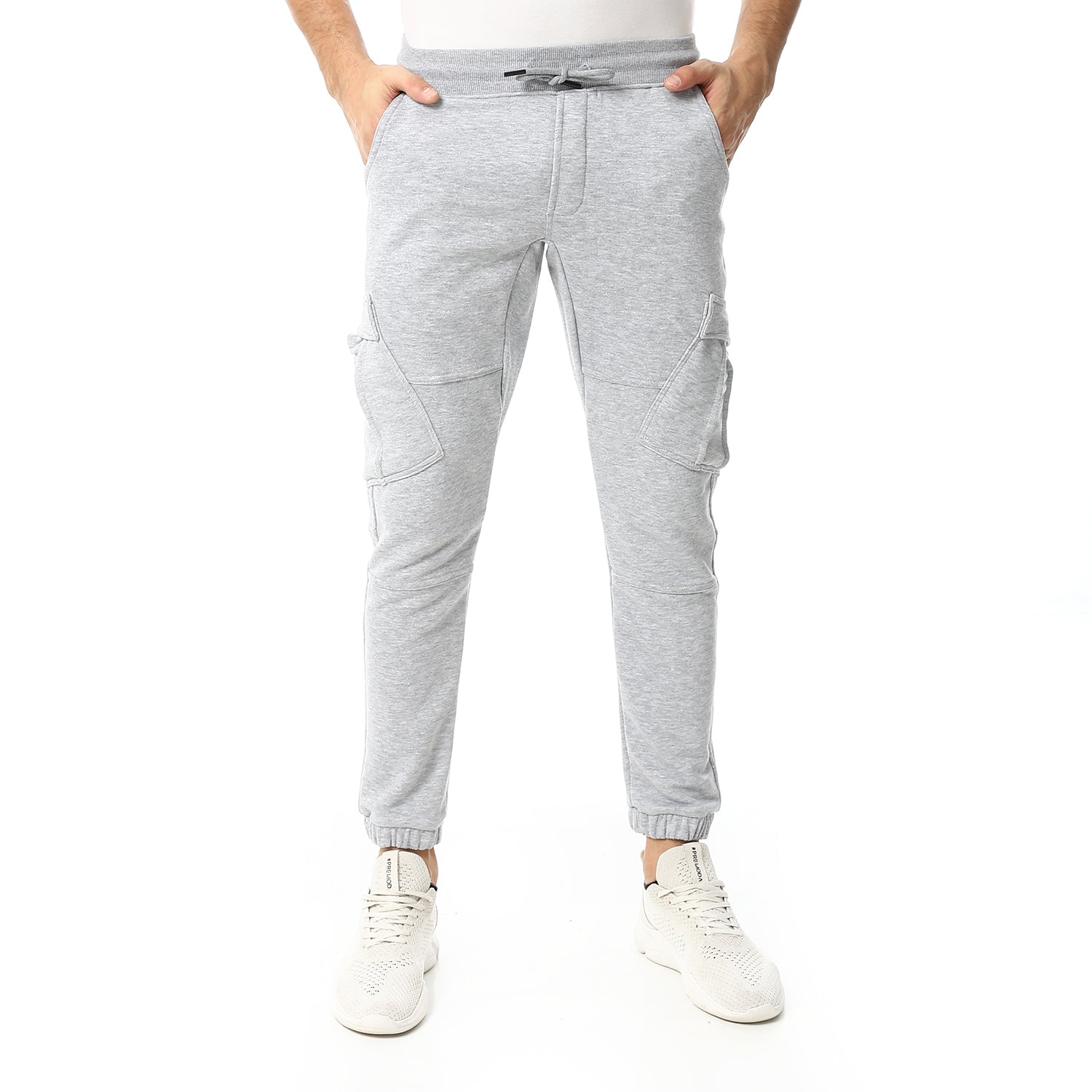 Plain Men s Sweatpants Comfortable and Versatile Loungewear Gray