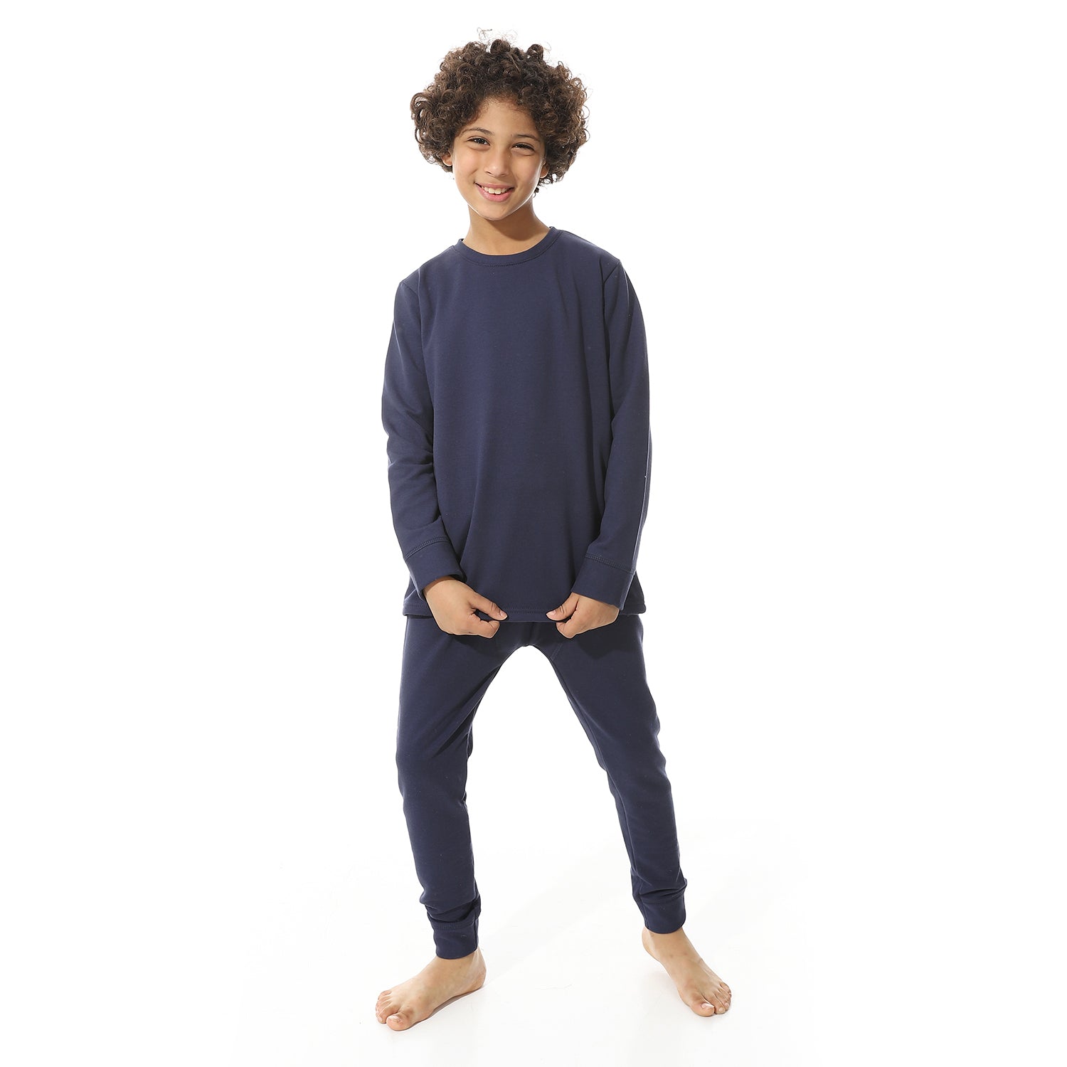 Boys Thermal Set Padded inside - Navy