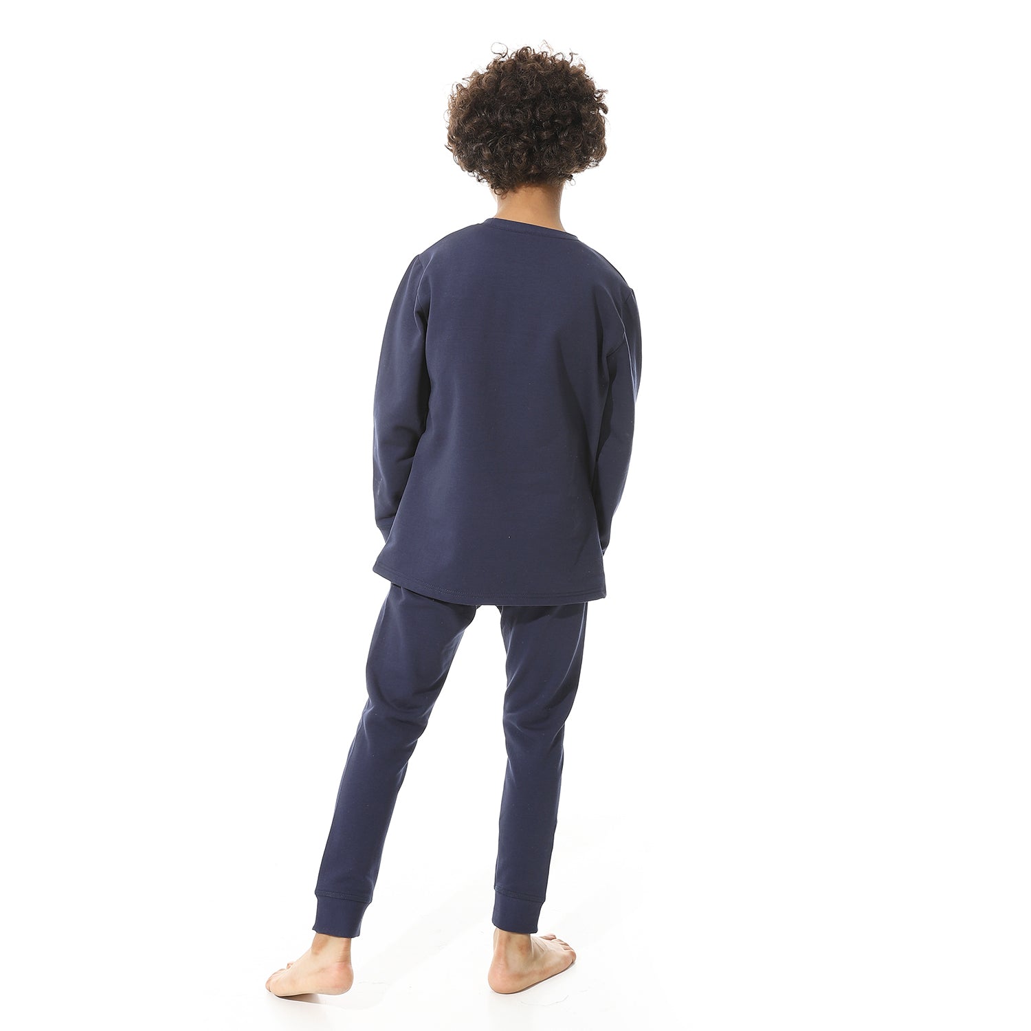 Boys Thermal Set Padded inside - Navy chaneit