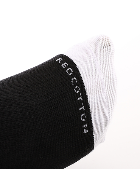 Men's Black & White Ankle Socks