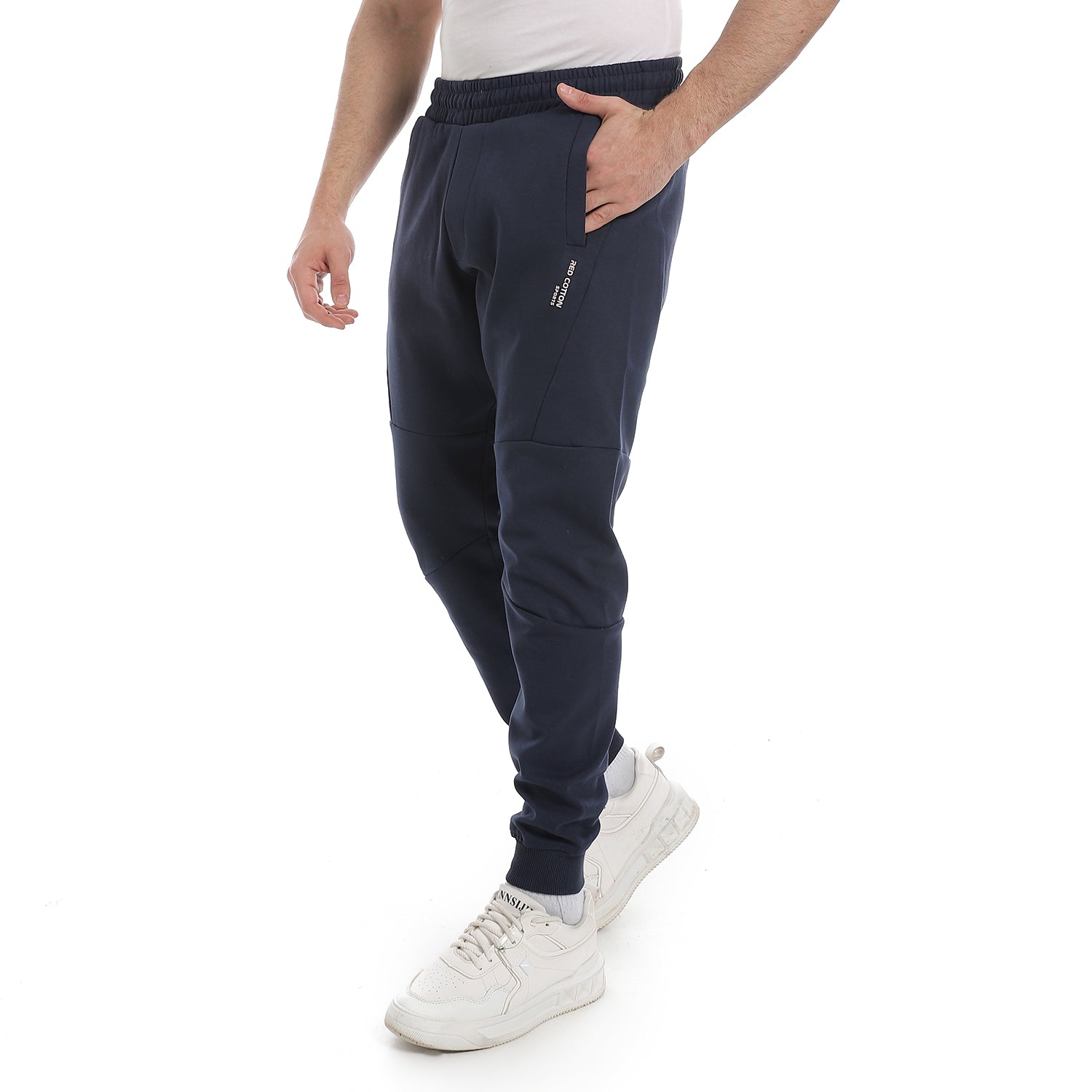 Plain Mens Sweatpants - Comfortable and Versatile Loungewear - Navy