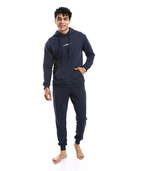 mens winter pajamas from red cottonCasual and comfortable-navy-1