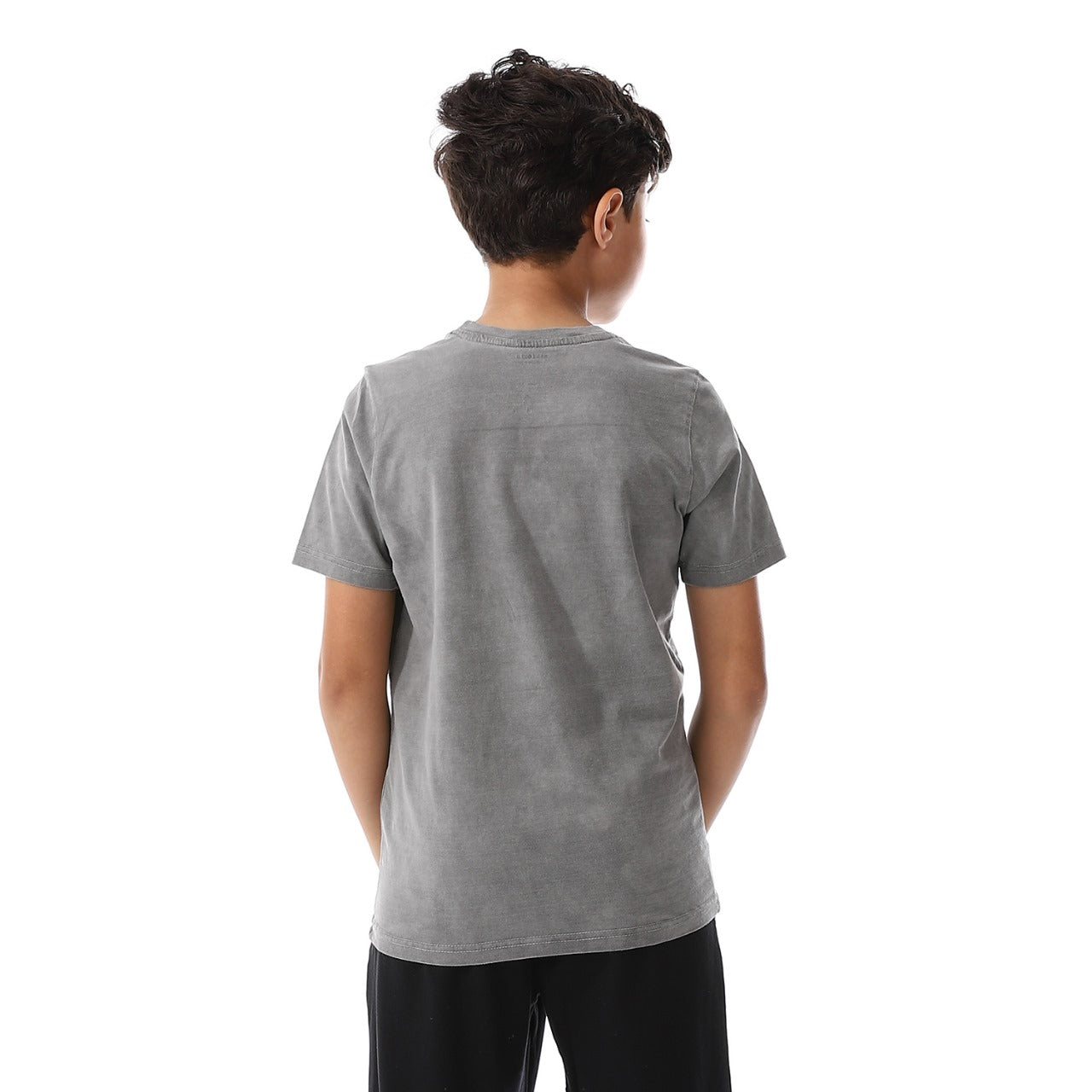 Boys' Grey Graphic Pajama Set - "King Of The Waves"