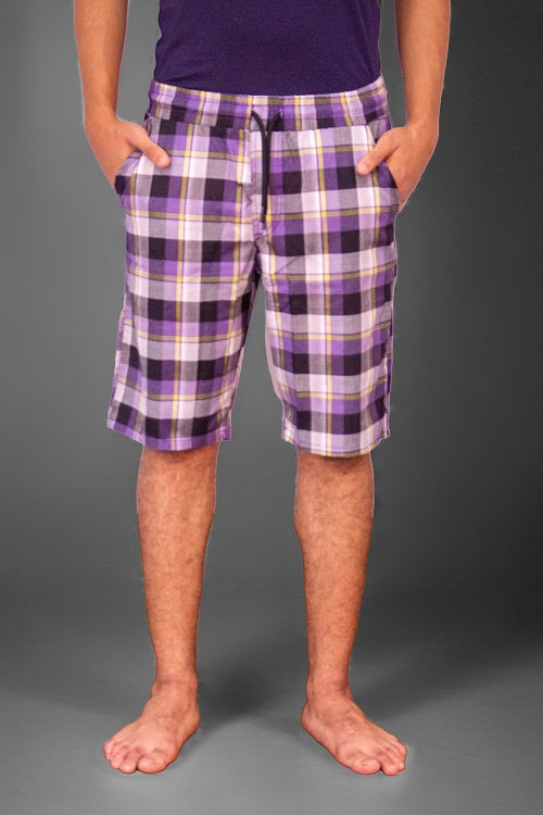 Men's Soft Check Short Comfy and Stylish - Move