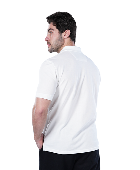 Polo T-Shirt For Men - Comfortable & Basic - Off White