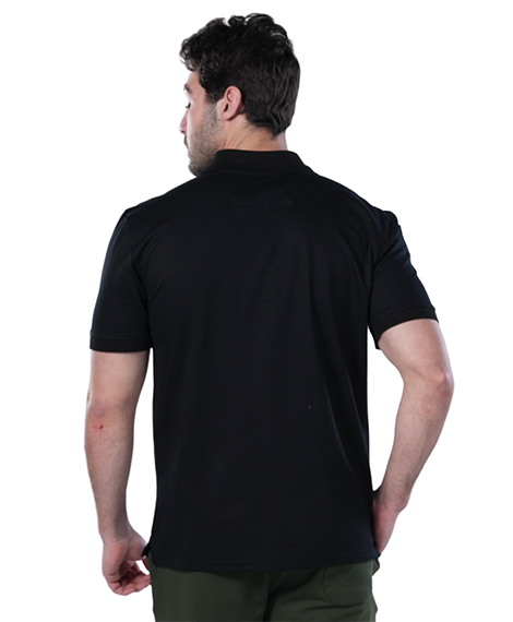 Men's Regular Fit Cotton T-Shirt - Black