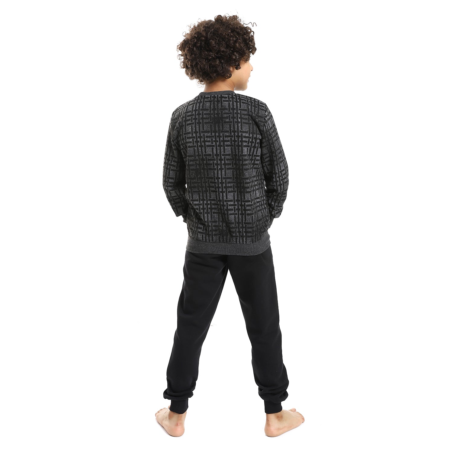 Boys' Winter Pajamas - Black