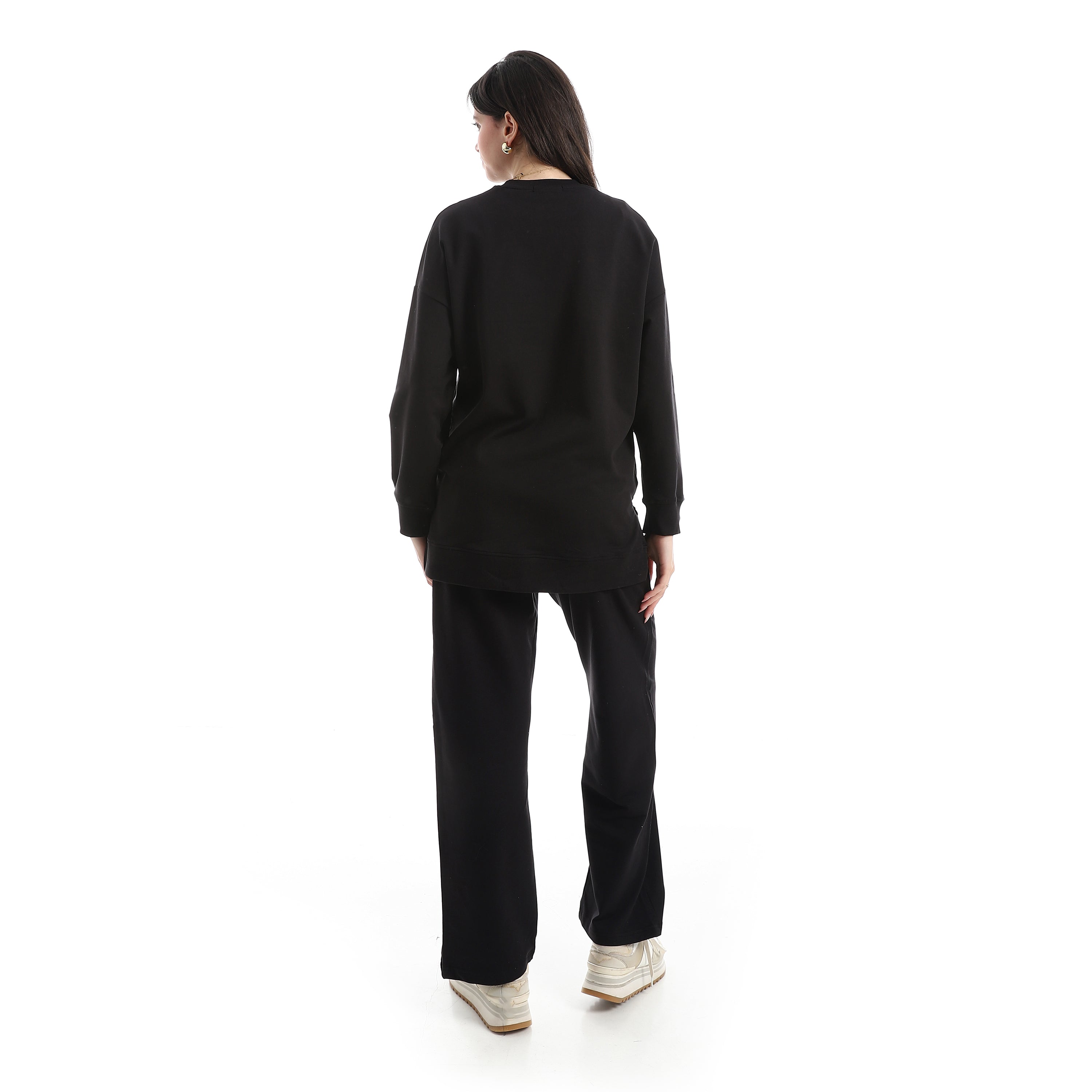 Women’s Essential Oversized Sweatshirt & Wide-Leg Pants Set