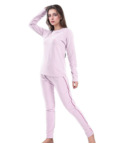 Women's Thermal Set Padded Inside - Purple