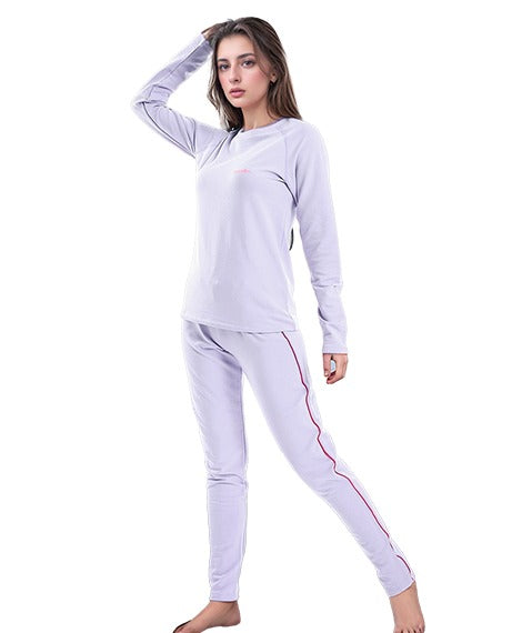 Women's Thermal Set Padded Inside - Light blue