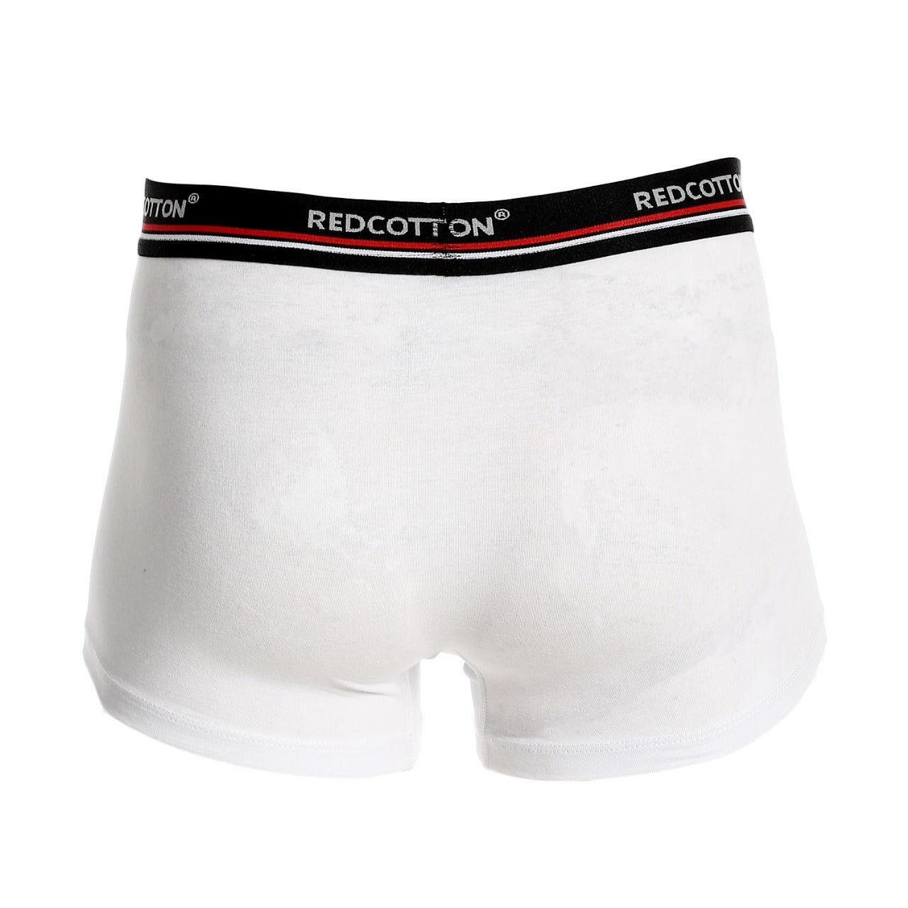 Men’s Cotton Boxer – White with Modern Print | RedCotton