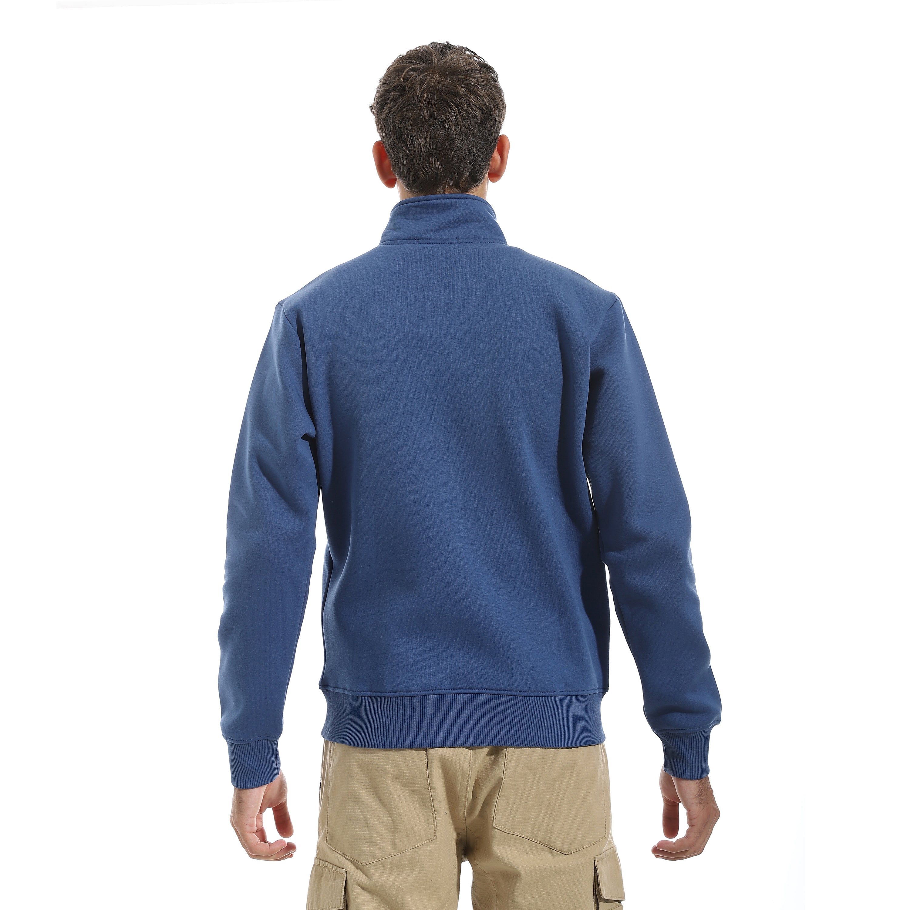 Men’s Half-Zip High-Neck Sweatshirt