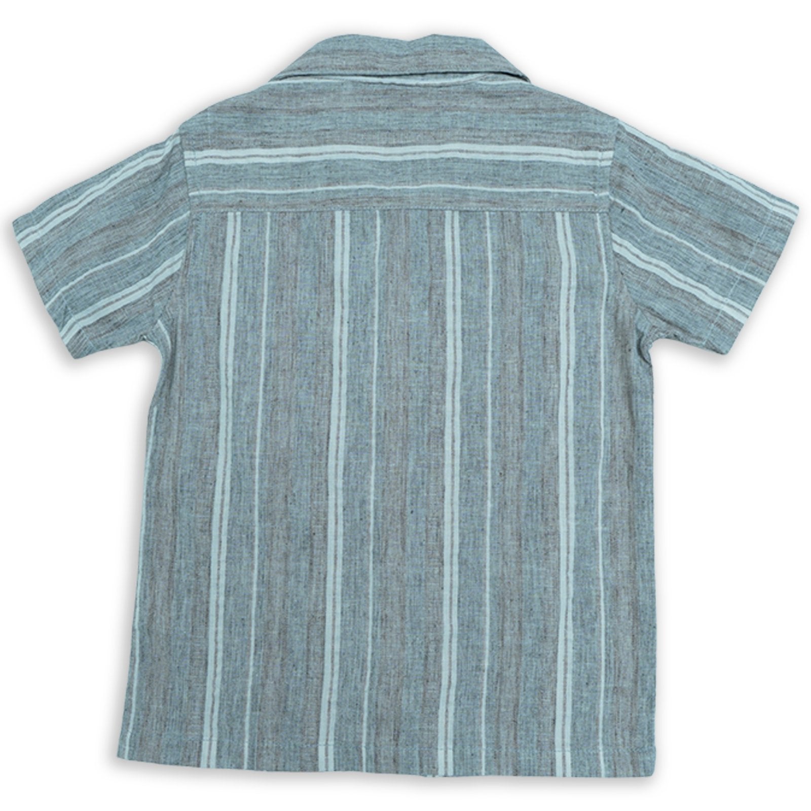 Retro Stripe Collar Shirt