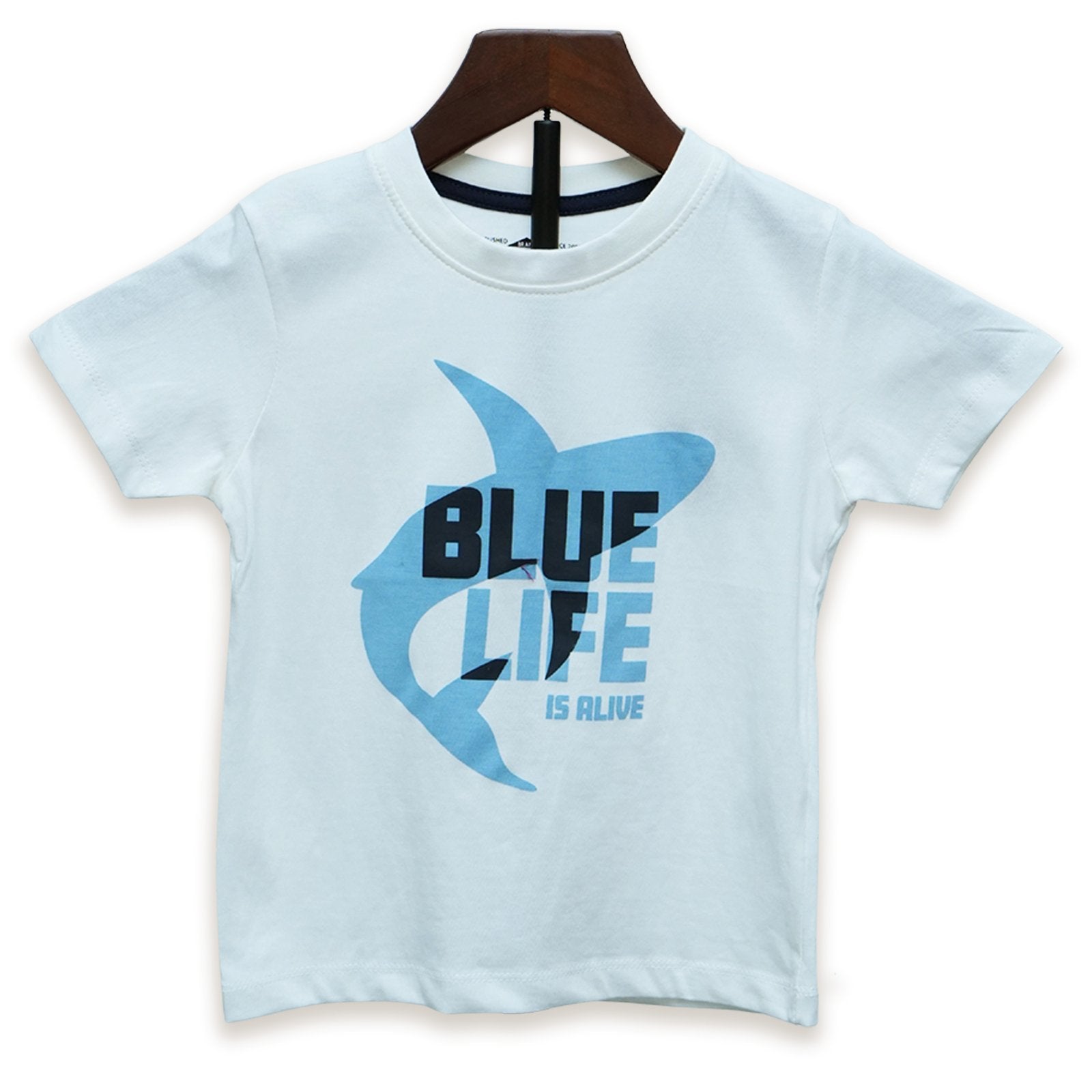 Blue Shark Graphic T-Shirt
