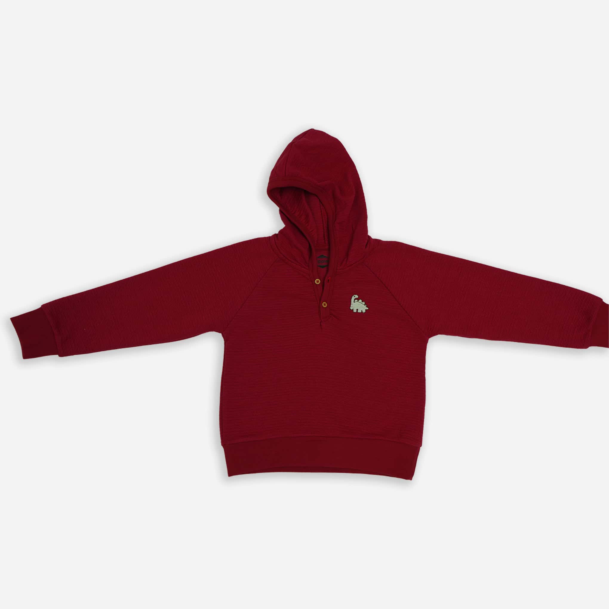 Bold Red Hooded Tracksuit Set