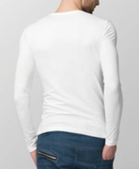 Long white t shirt mens hot sale