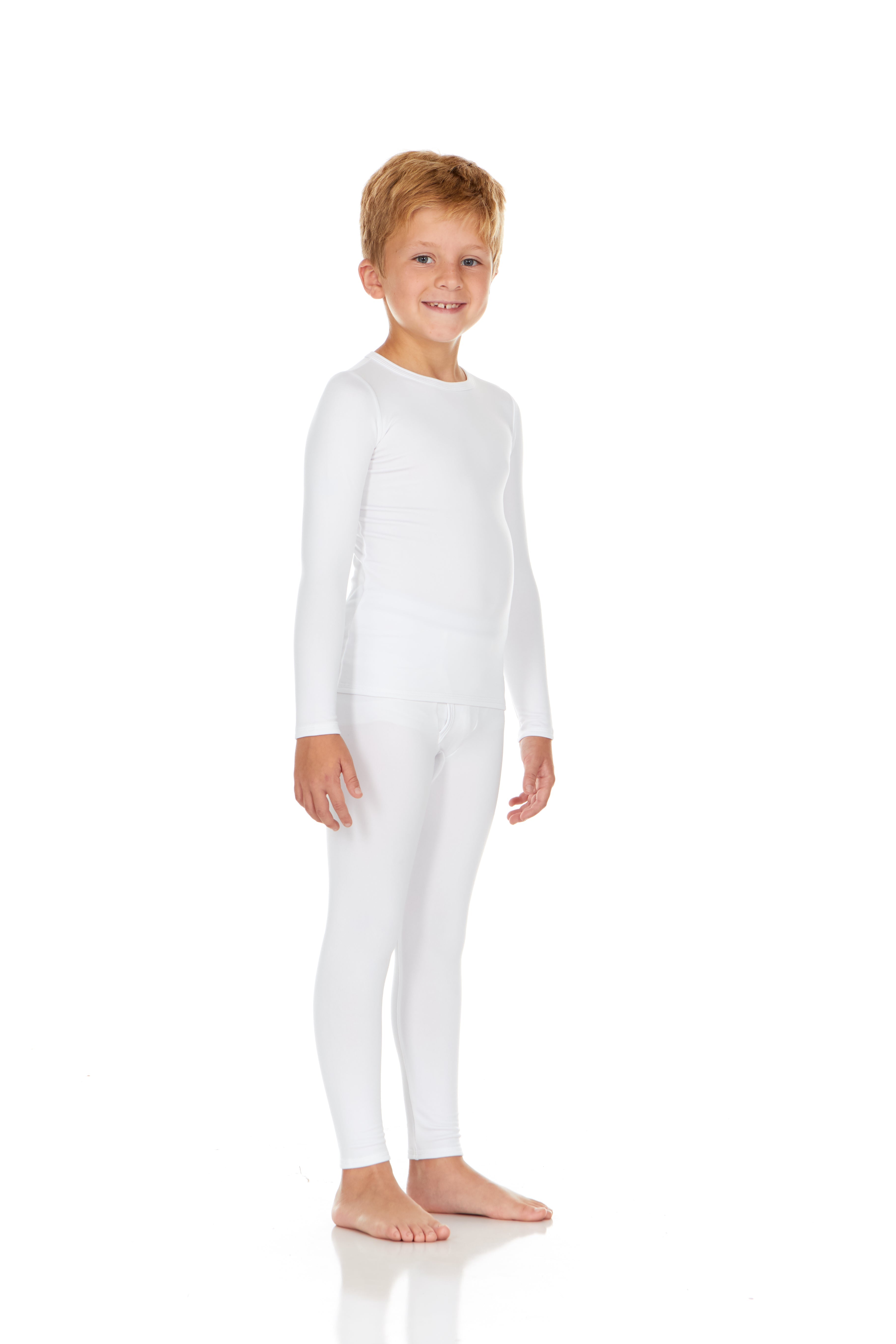 Boys Thermal set - White